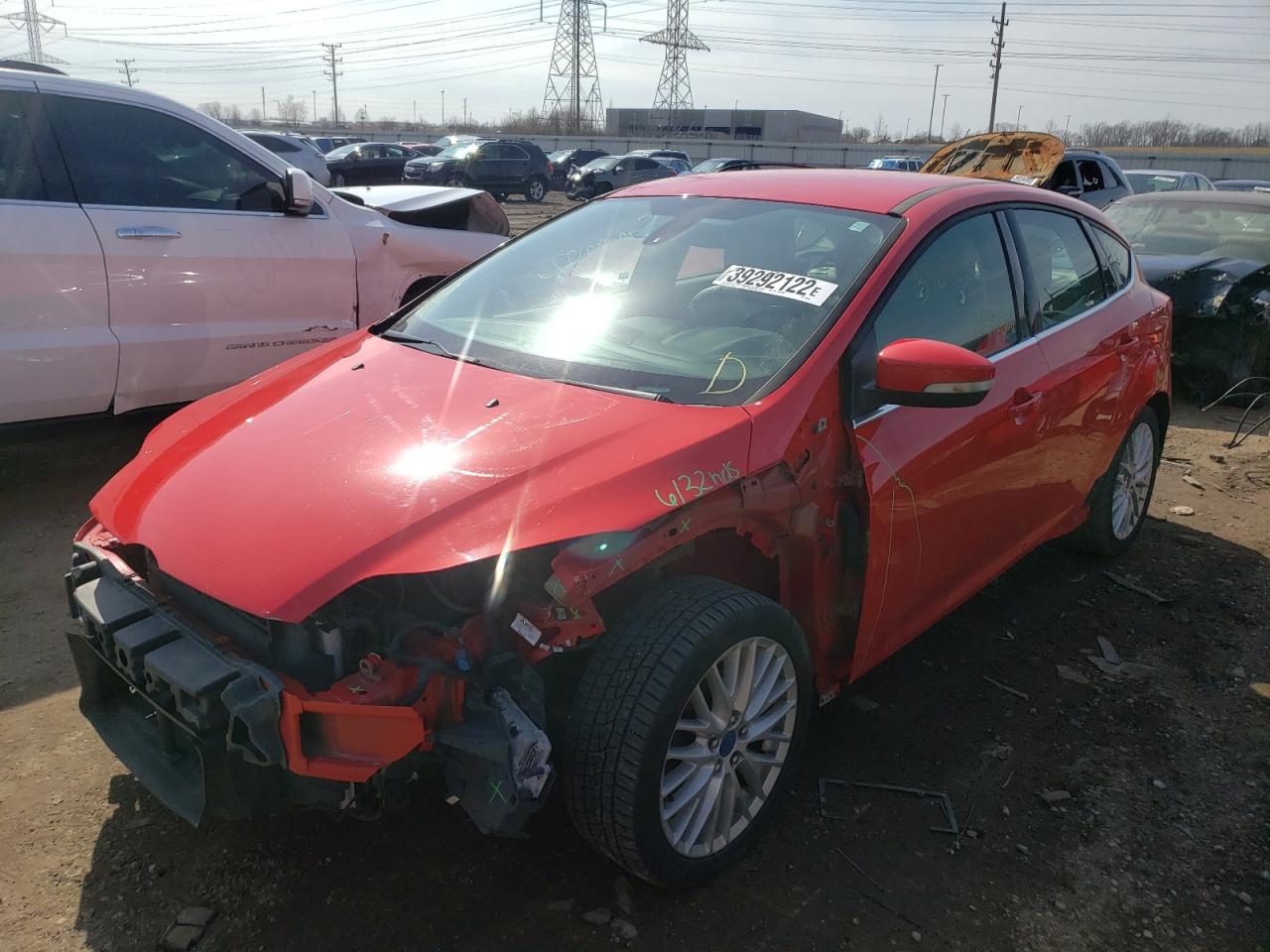 Photo 2 from auction – 2012 FORD FOCUS SEL with VIN 1FAHP3M23CL243595