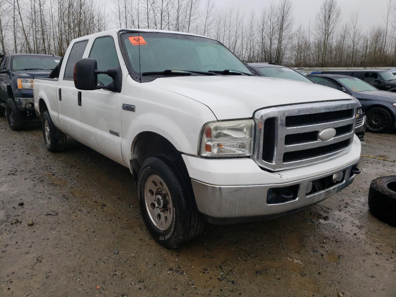 FORD F250 SUPER 2007 with VIN 1FTSW21P67EB01765 - Photo from auction