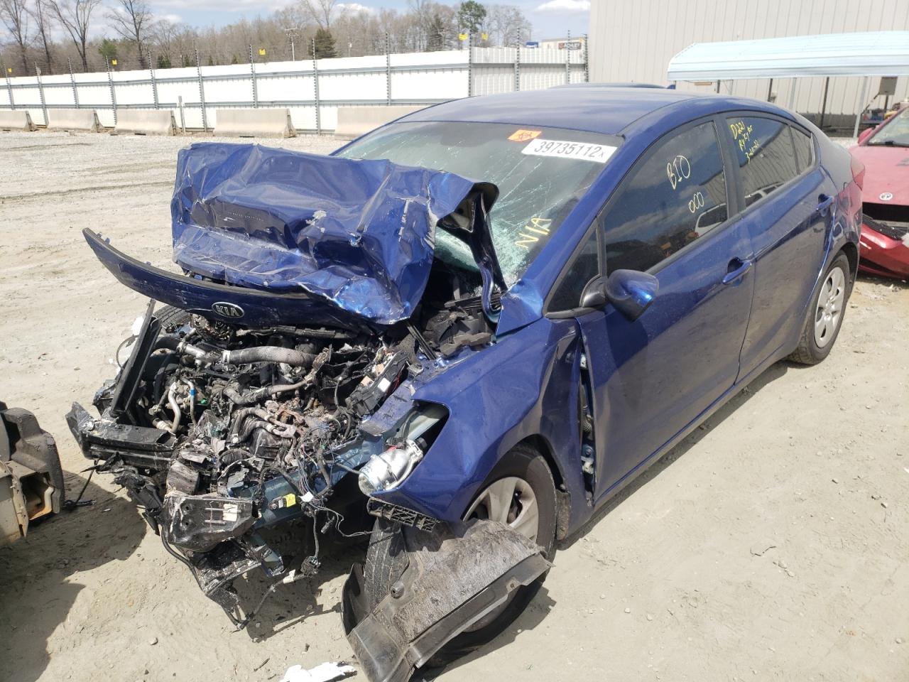 Photo 2 from auction – 2017 KIA FORTE LX with VIN 3KPFK4A70HE098117