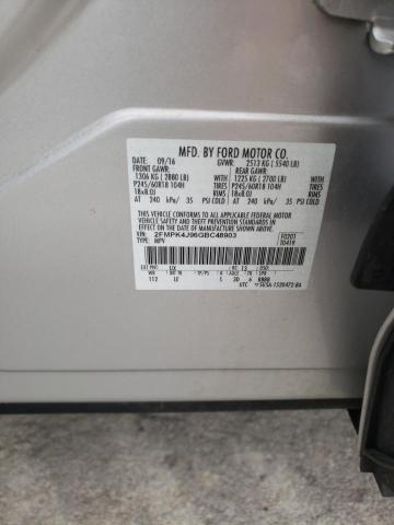 Photo 10 from auction – 2016 FORD EDGE SEL with VIN 2FMPK4J96GBC48903