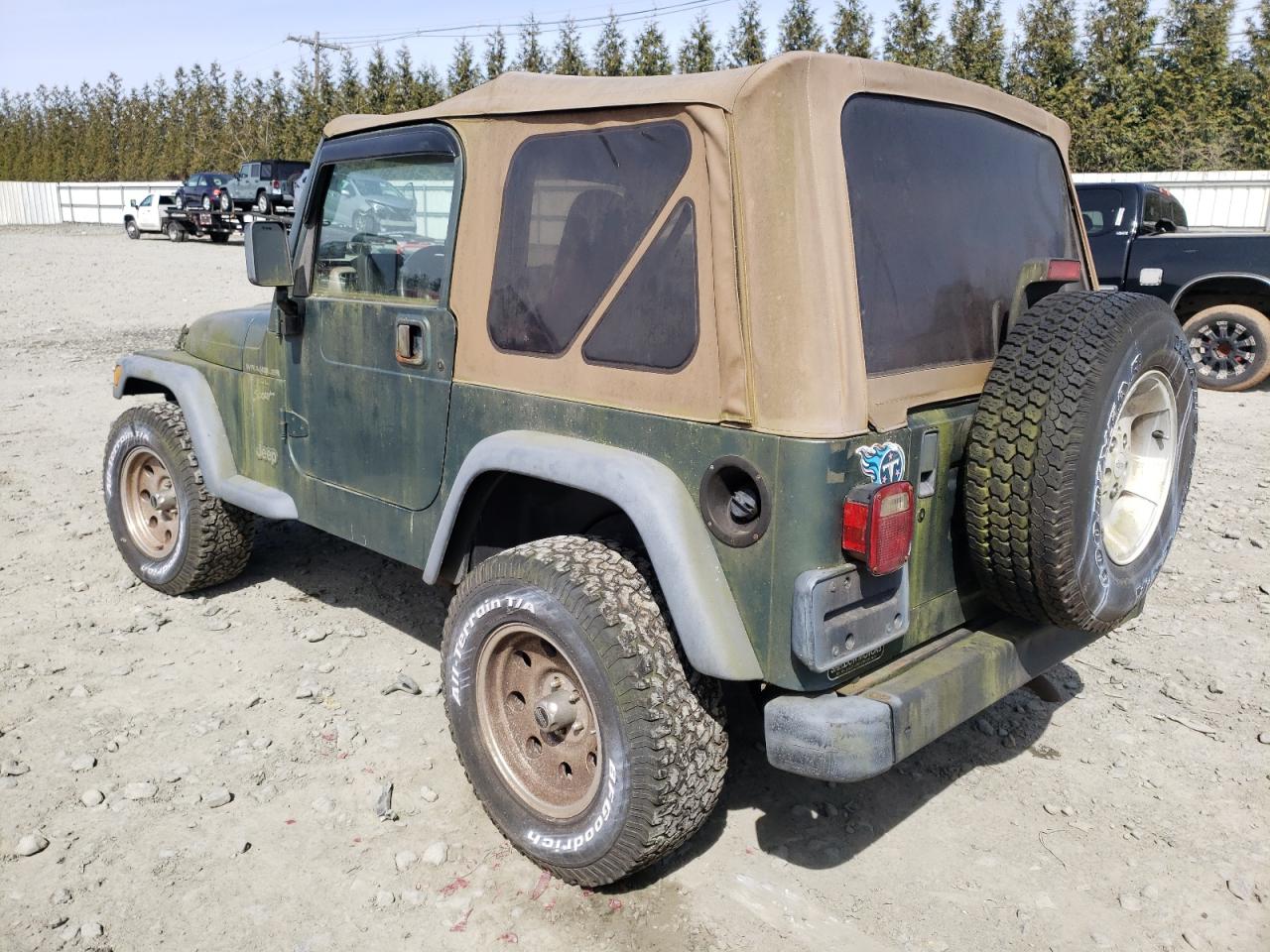 Фото 3 с аукциона – 2000 JEEP WRANGLER с VIN 1J4FA49S9YP763845