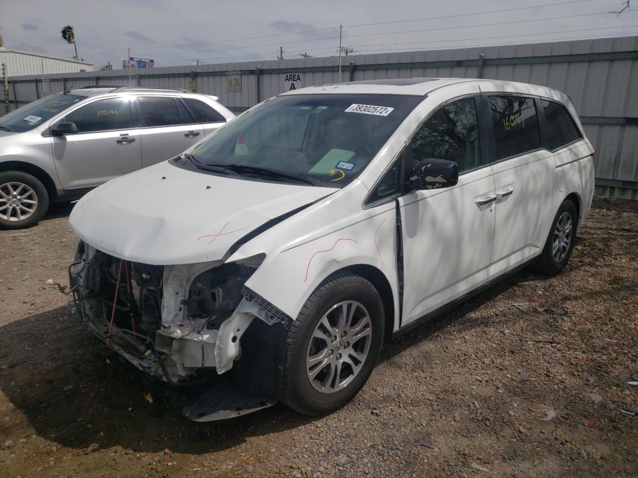 Photo 2 from auction – 2011 HONDA ODYSSEY EX with VIN 5FNRL5H67BB095293