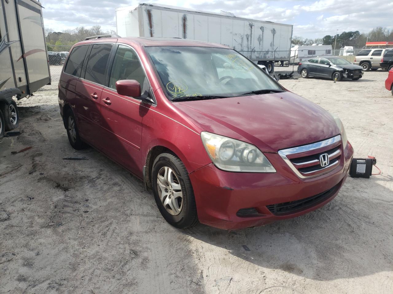 Photo 1 from auction – 2005 HONDA ODYSSEY EX with VIN 5FNRL38625B052831