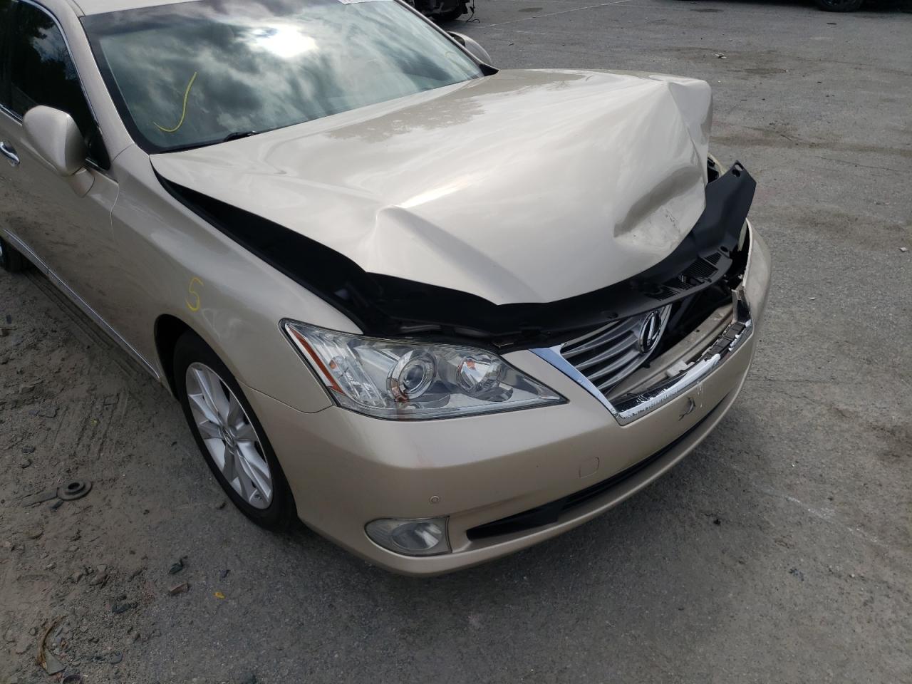 Photo 9 from auction – 2012 LEXUS ES 350 with VIN JTHBK1EG0C2476271
