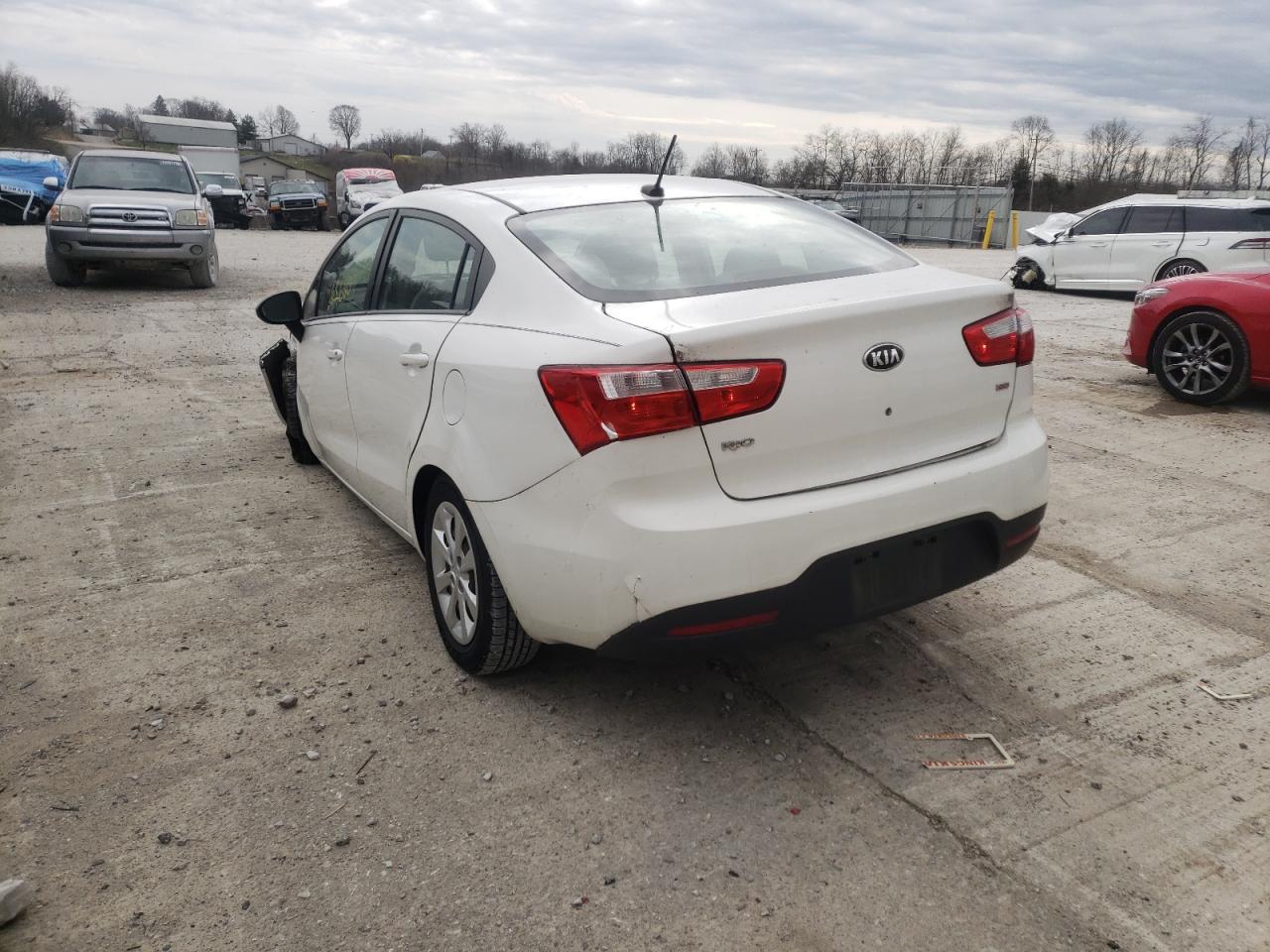 Photo 3 from auction – 2013 KIA RIO LX with VIN KNADM4A34D6243879