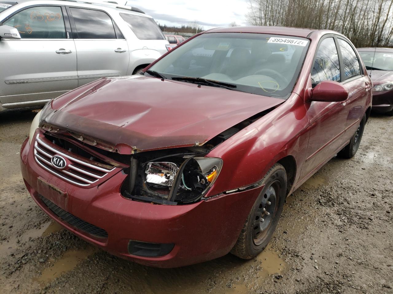 Photo 2 from auction – 2007 KIA SPECTRA EX with VIN KNAFE121475453779
