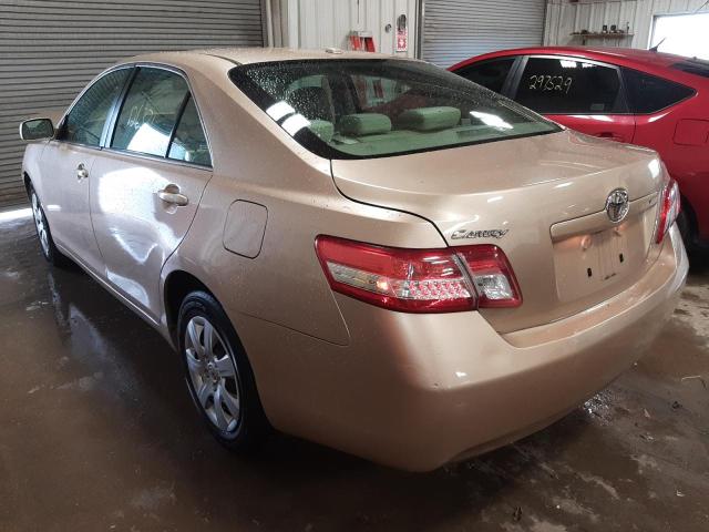 Photo 3 from auction – 2010 TOYOTA CAMRY BASE with VIN 4T1BF3EK7AU535710