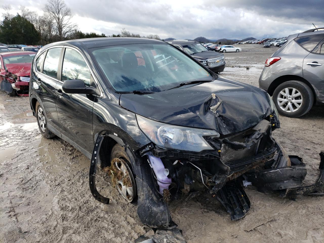 Photo 1 from auction – 2014 HONDA CR-V LX with VIN 2HKRM4H30EH617992