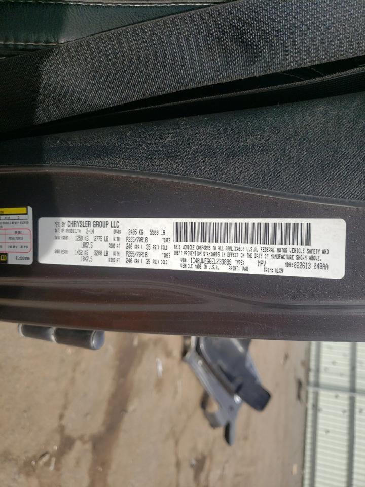 Photo 10 from auction – 2014 JEEP WRANGLER U with VIN 1C4BJWEG6EL233899