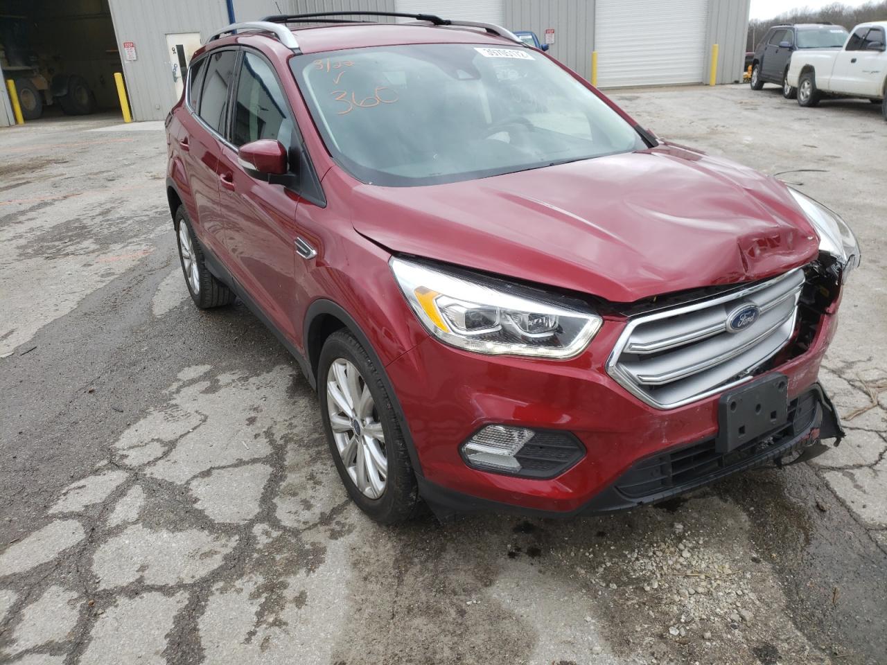FORD ESCAPE TIT 2017 with VIN 1FMCU0J91HUB81365 - Photo from auction