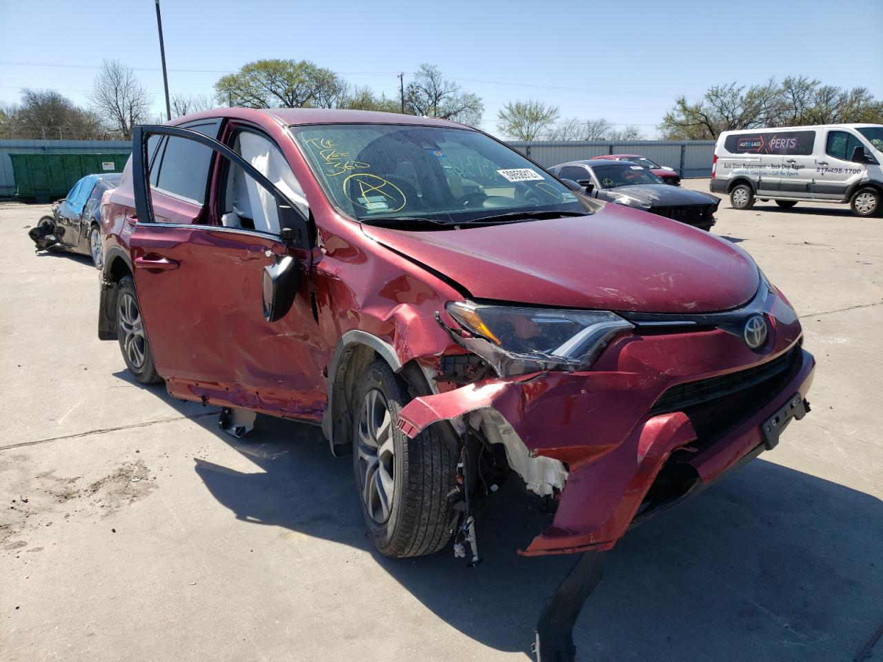 TOYOTA RAV4 LE 2018 with VIN 2T3ZFREV8JW495852 - Photo from auction