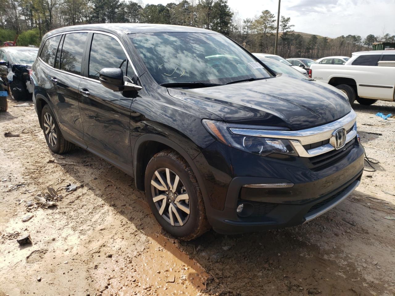 HONDA PILOT EXL 2021 with VIN 5FNYF6H57MB072809 - Photo from auction