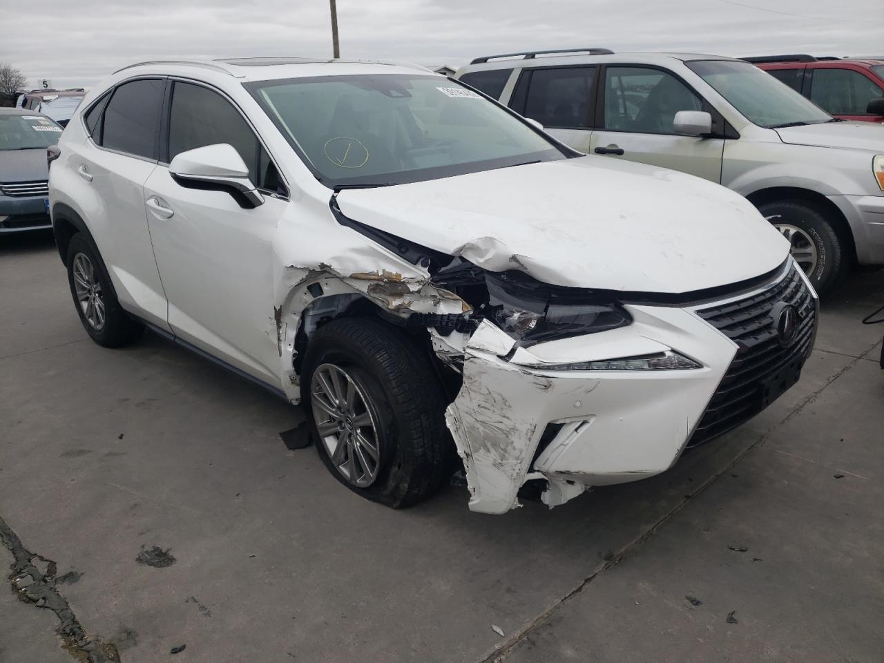 LEXUS NX 300 2020 with VIN JTJDARBZ5L5000109 - Photo from auction