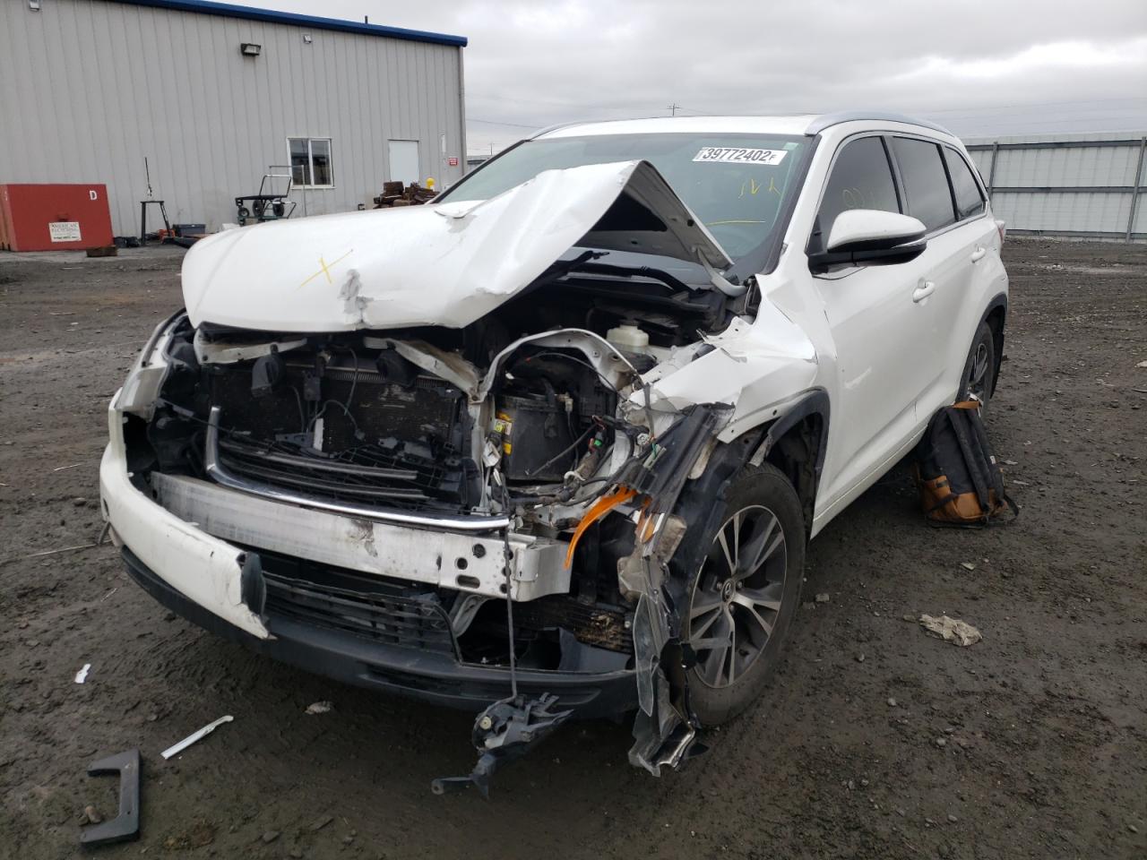 Foto 2 de la subasta – 2016 TOYOTA HIGHLANDER con VIN 5TDJKRFH4GS273756