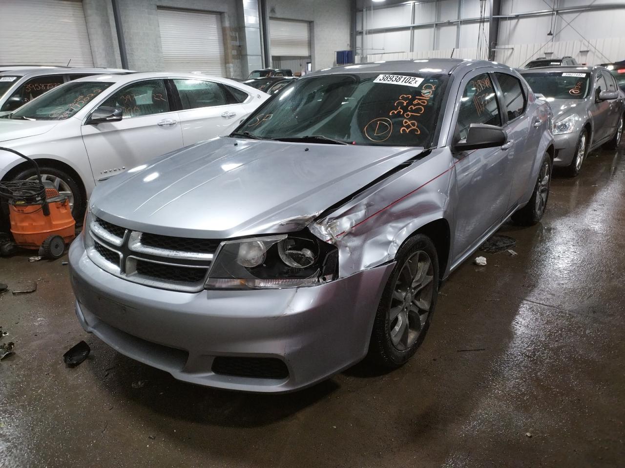 Photo 2 from auction – 2013 DODGE AVENGER SE with VIN 1C3CDZAG2DN664430