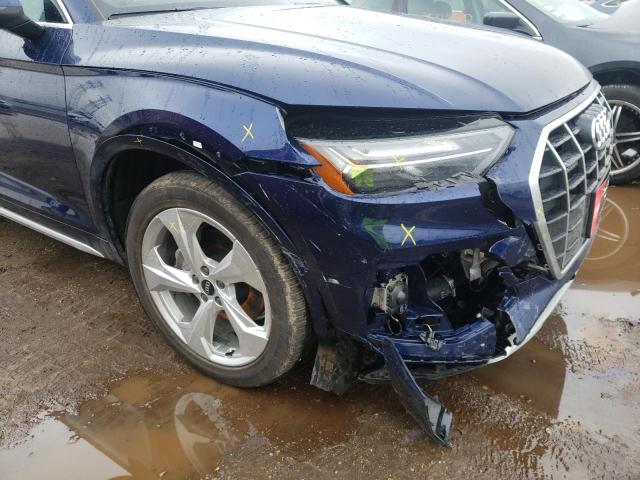 Photo 9 from auction – 2021 AUDI Q5 PREMIUM with VIN WA1BAAFYXM2070652