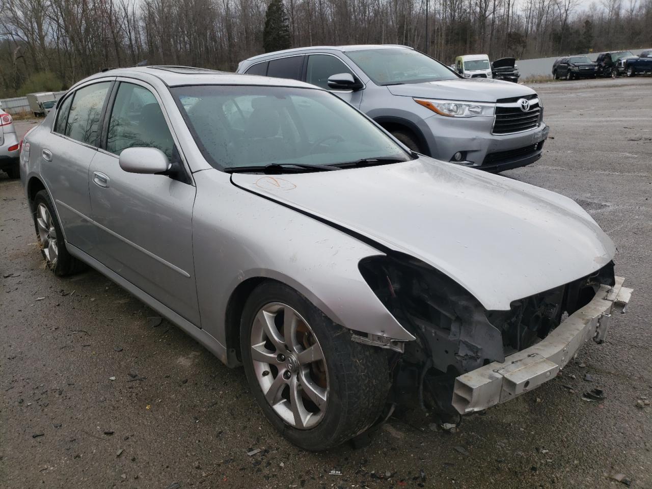 INFINITI G35 2006 with VIN JNKCV51E06M512072 - Photo from auction
