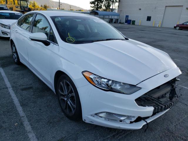 FORD FUSION SE 2017 with VIN 3FA6P0HDXHR207302 - Photo from auction