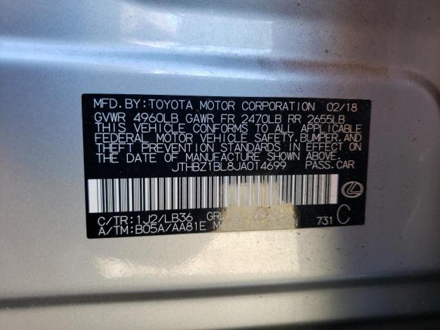 Photo 10 from auction – 2018 LEXUS GS 350 BAS with VIN JTHBZ1BL8JA014699
