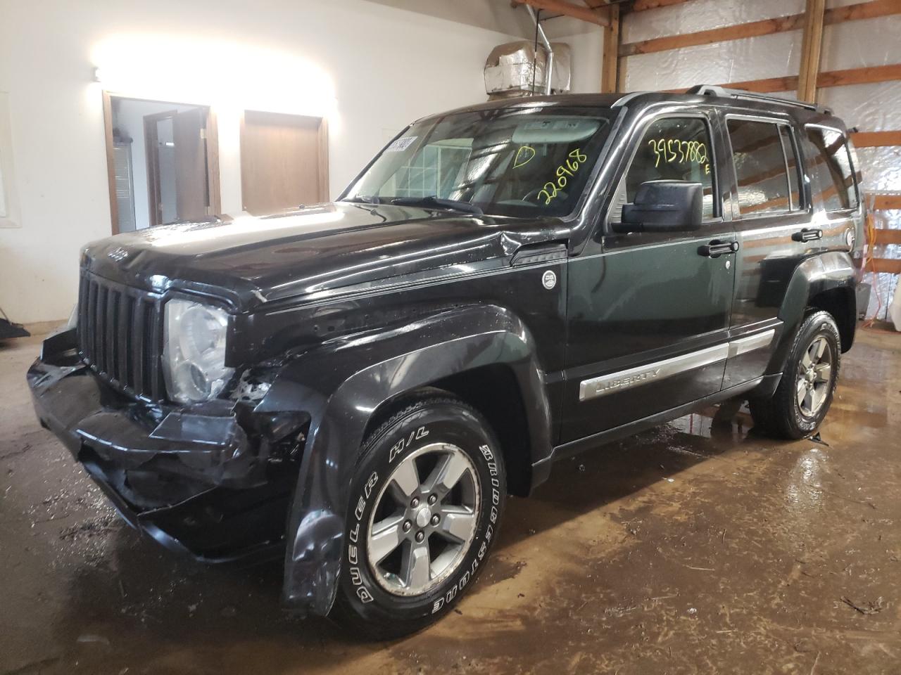 Photo 2 from auction – 2008 JEEP LIBERTY SP with VIN 1J8GN28K28W220968