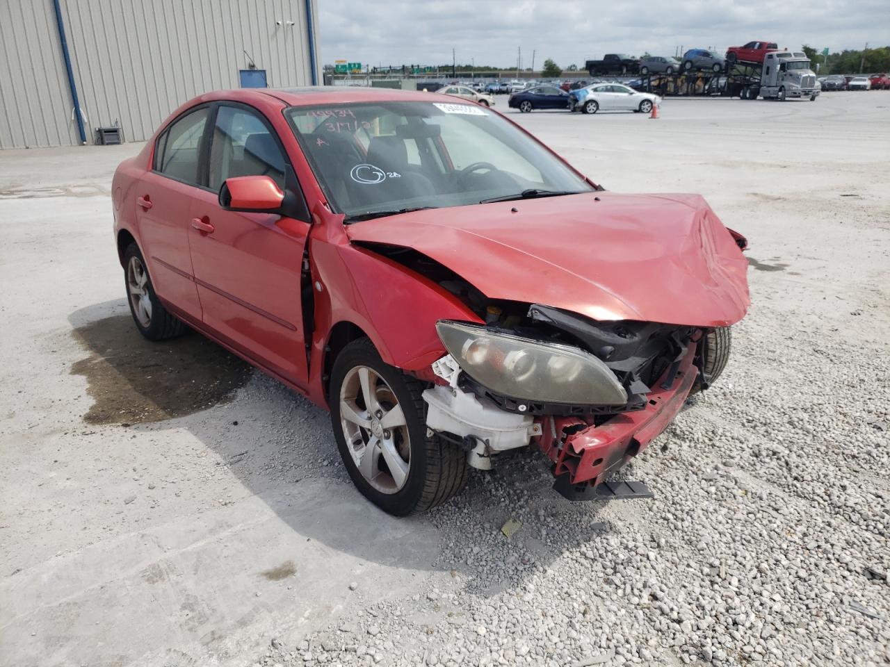 MAZDA 3 I 2004 with VIN JM1BK12FX41195583 - Photo from auction