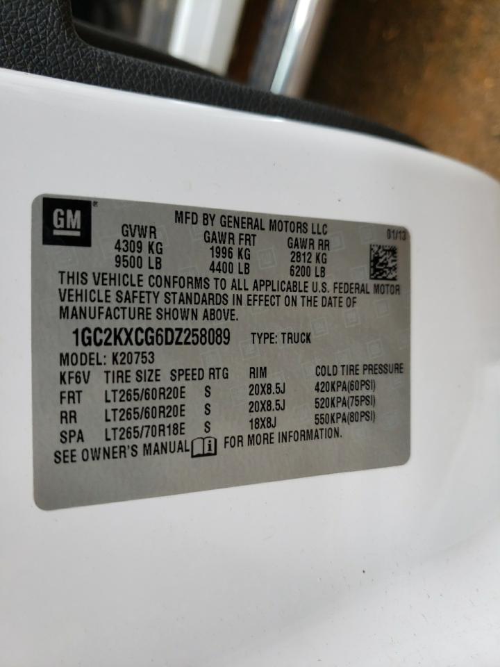 Photo 10 from auction – 2013 CHEVROLET SILVERADO with VIN 1GC2KXCG6DZ258089