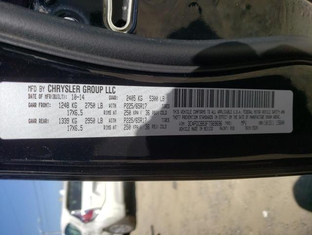 Photo 10 from auction – 2015 DODGE JOURNEY SX with VIN 3C4PDCBB3FT569696