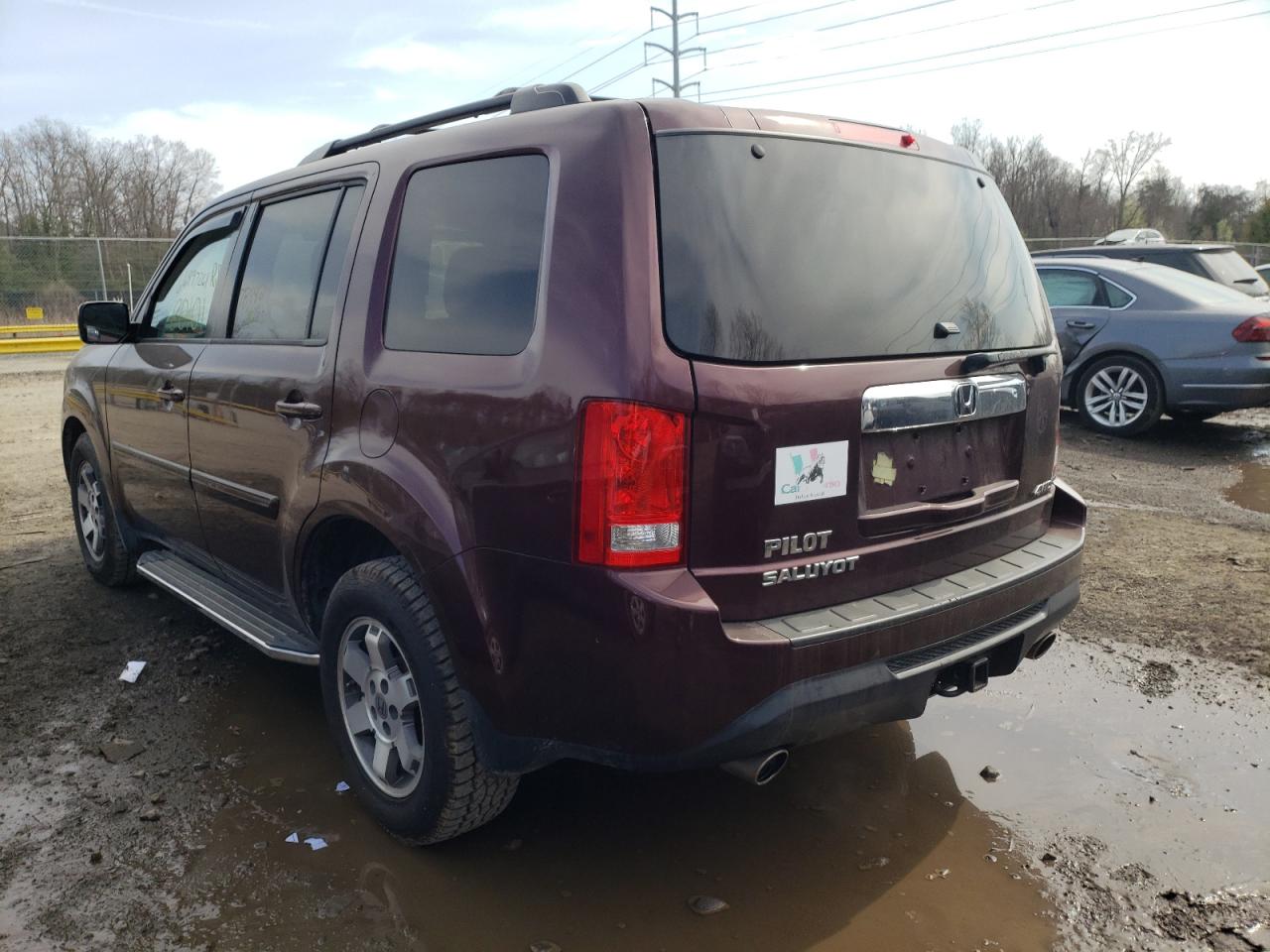 Photo 3 from auction – 2015 HONDA PILOT EXL with VIN 5FNYF4H51FB044687