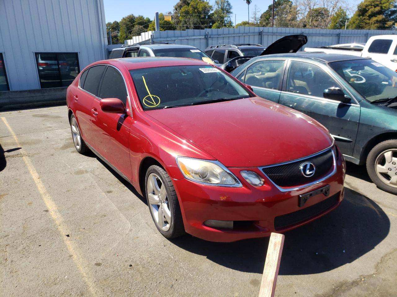 LEXUS GS 350 2007 with VIN JTHBE96S470025189 - Photo from auction