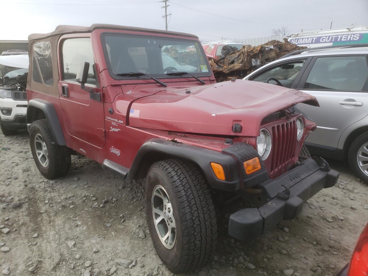 JEEP WRANGLER / 1999 with VIN 1J4FY19S0XP408846 - Photo from auction