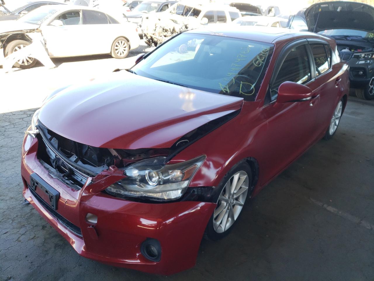Photo 2 from auction – 2012 LEXUS CT 200 with VIN JTHKD5BH5C2110157