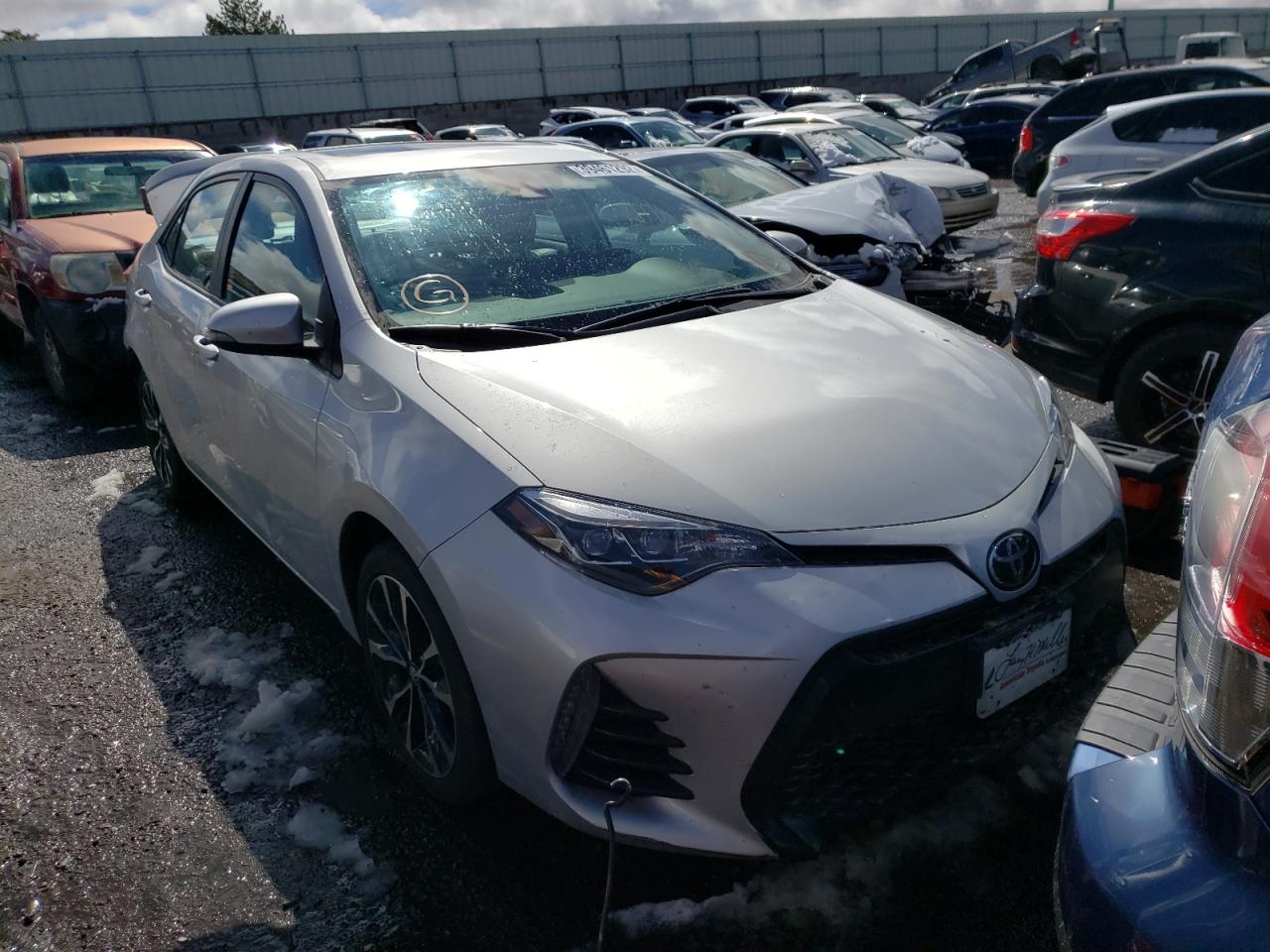 TOYOTA COROLLA L 2017 with VIN 2T1BURHE3HC904167 - Photo from auction