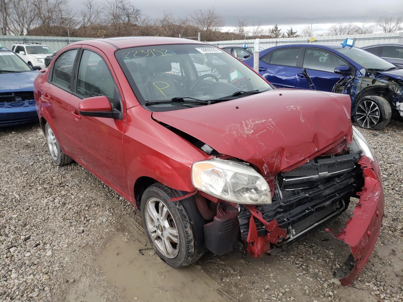 CHEVROLET AVEO LT 2011 with VIN KL1TG5DE3BB223952 - Photo from auction