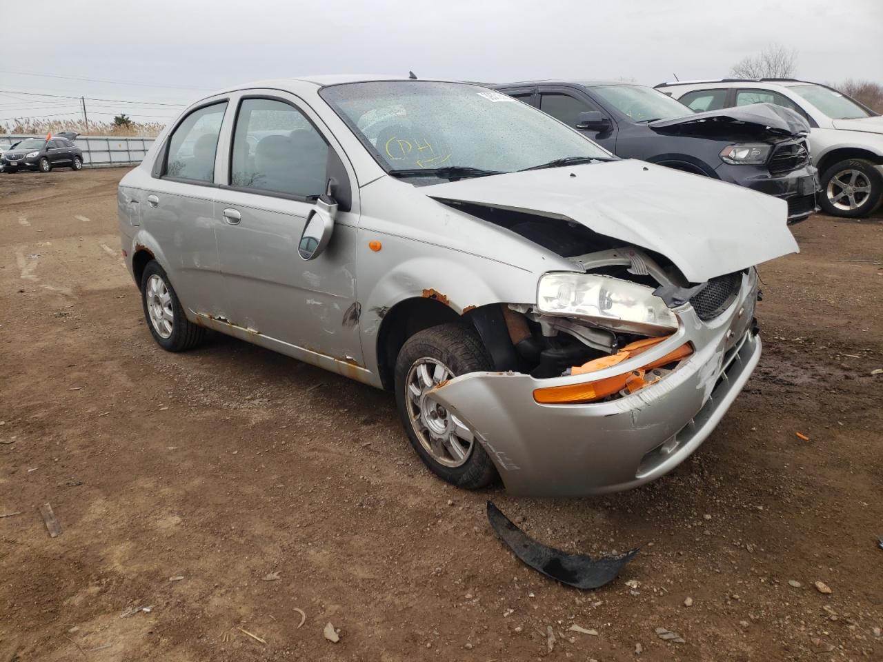 CHEVROLET AVEO LS 2004 with VIN KL1TJ52634B145575 - Photo from auction