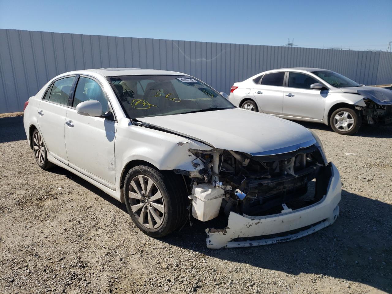 TOYOTA AVALON BAS 2011 with VIN 4T1BK3DB7BU380722 - Photo from auction