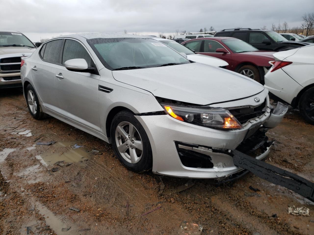 KIA OPTIMA LX 2014 with VIN 5XXGM4A78EG315527 - Photo from auction