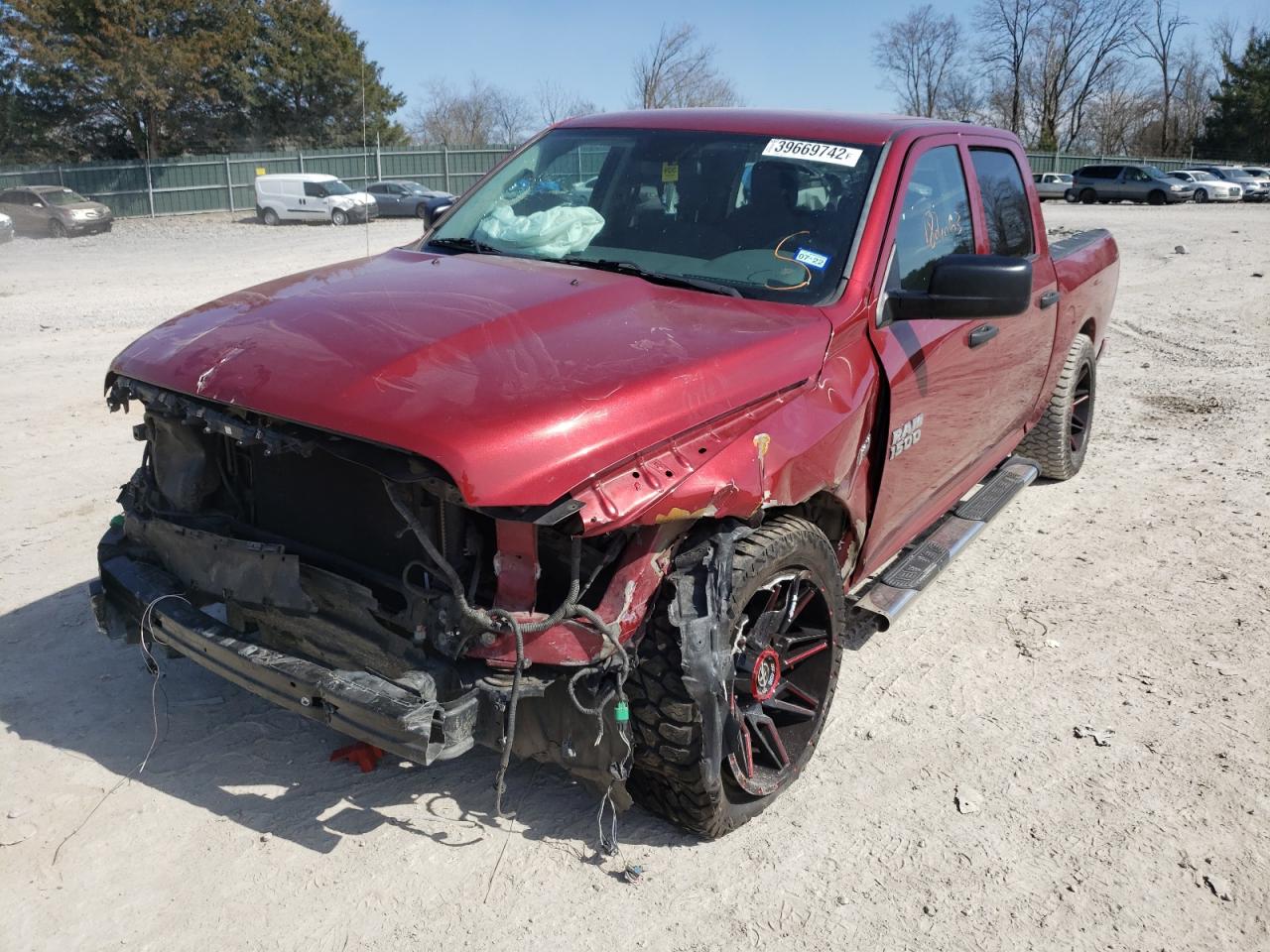 Photo 2 from auction – 2014 RAM 1500 ST with VIN 1C6RR6KT7ES134773