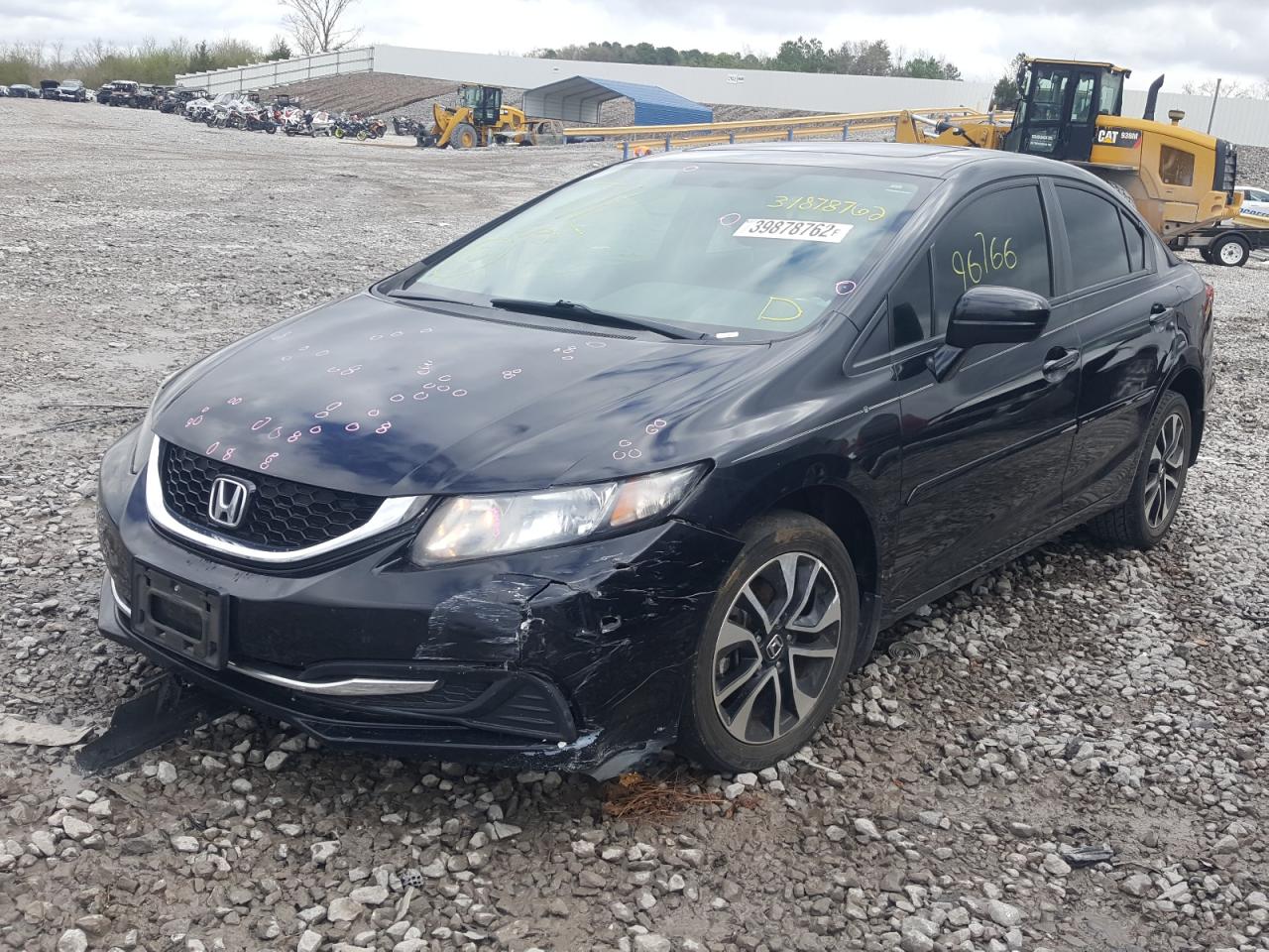 Zdjęcie 2 z aukcji – 2014 HONDA CIVIC EX z VIN 19XFB2F88EE071975