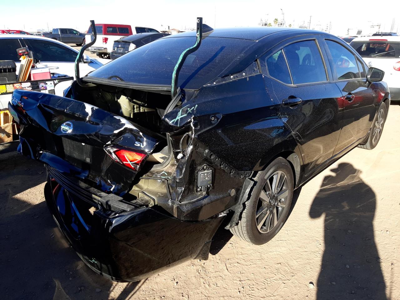 Photo 4 from auction – 2021 NISSAN VERSA SV with VIN 3N1CN8EV7ML903422