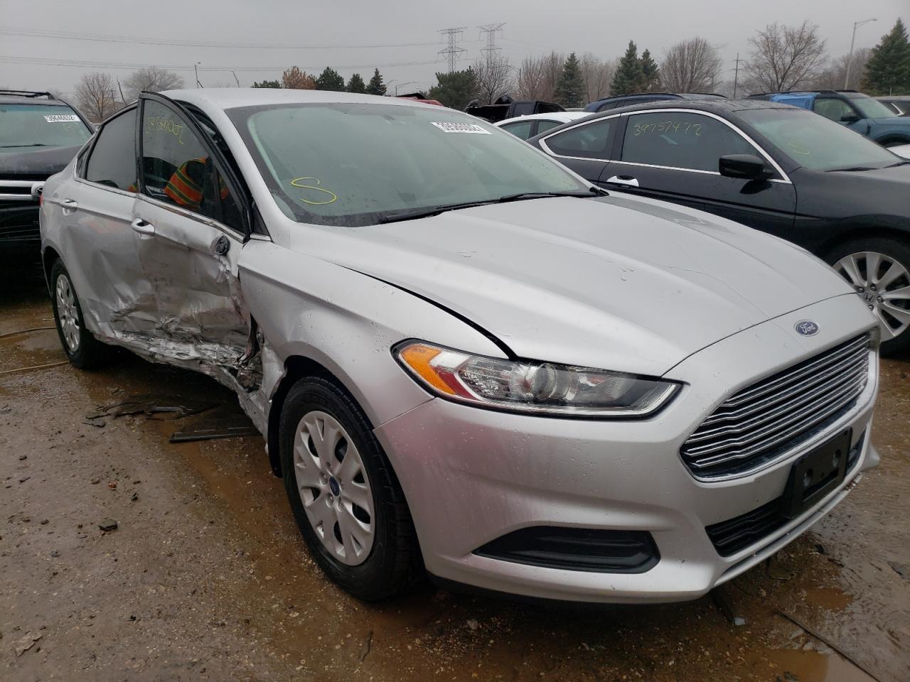 FORD FUSION S 2014 with VIN 3FA6P0G75ER374139 - Photo from auction