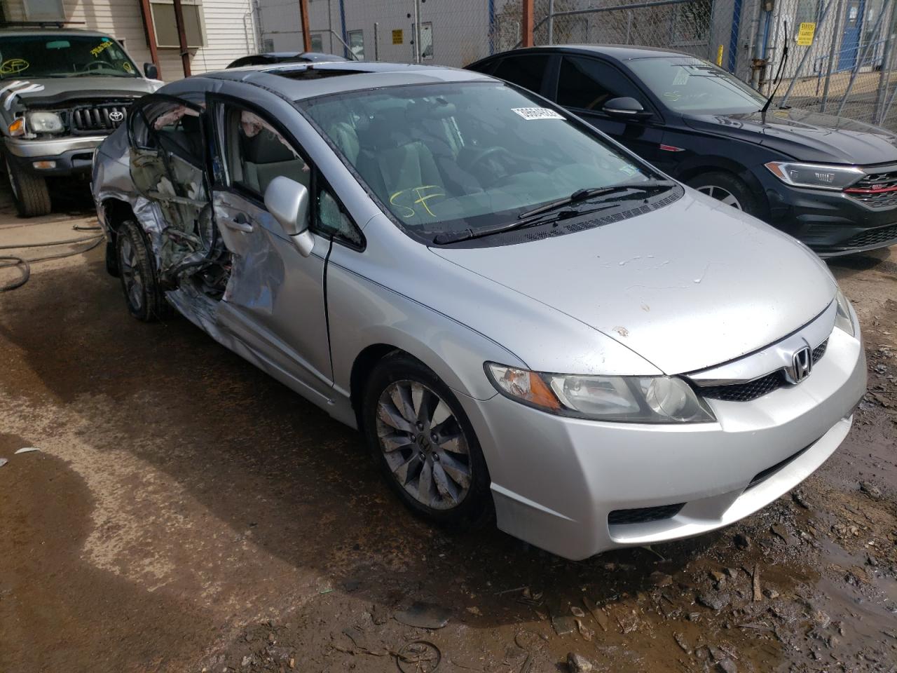 HONDA CIVIC EX 2011 with VIN 2HGFA1F80BH534190 - Photo from auction