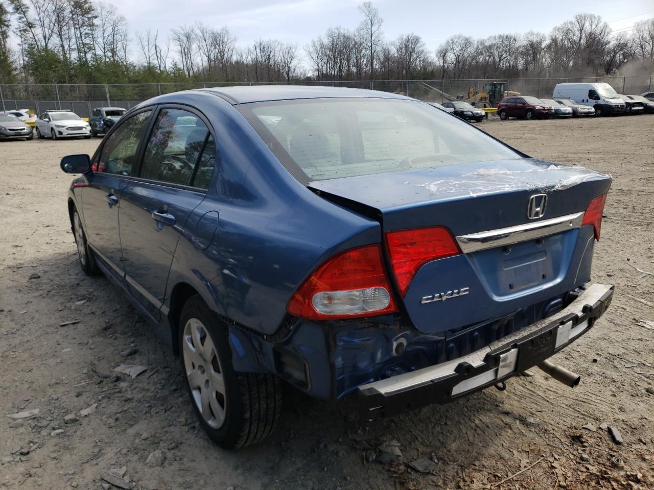 Photo 3 from auction – 2011 HONDA CIVIC LX with VIN 2HGFA1F51BH540022