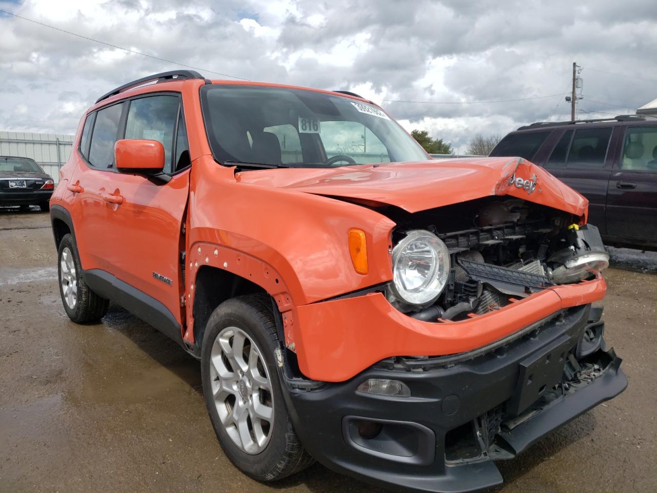 Photo 1 from auction – 2016 JEEP RENEGADE L with VIN ZACCJBBT3GPC56943