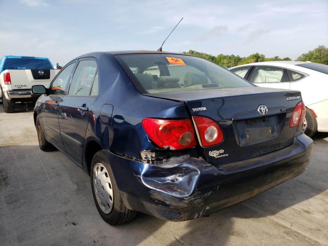 Photo 3 from auction – 2006 TOYOTA COROLLA CE with VIN JTDBR32E860097563