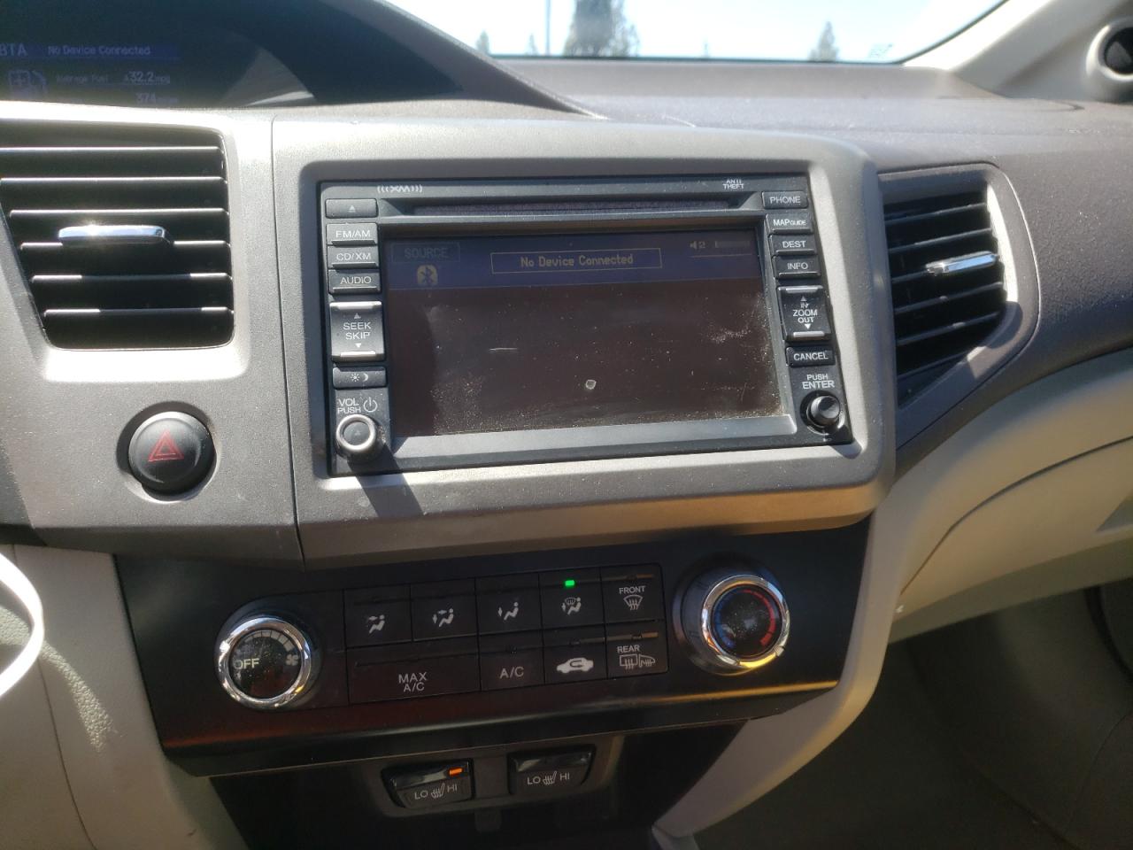صورة رقم 9 من المزاد - 2012 HONDA CIVIC EXL مع VIN 19XFB2F92CE333074