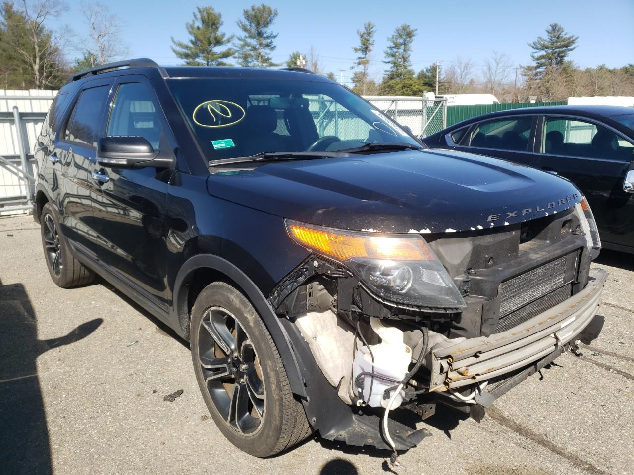 FORD EXPLORER S 2014 with VIN 1FM5K8GT2EGB47297 - Photo from auction