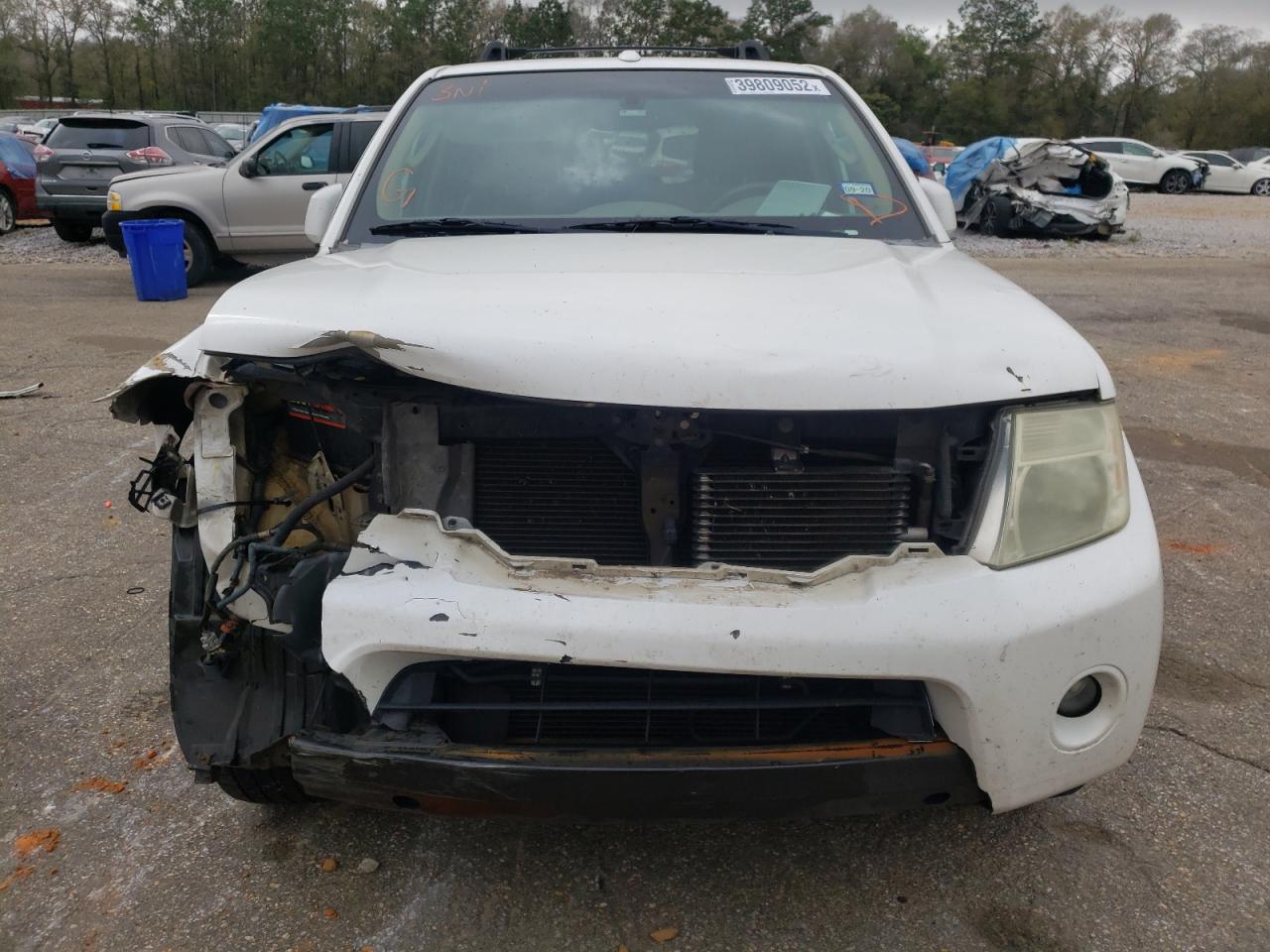 Photo 9 from auction – 2008 NISSAN PATHFINDER with VIN 5N1AR18U38C626395