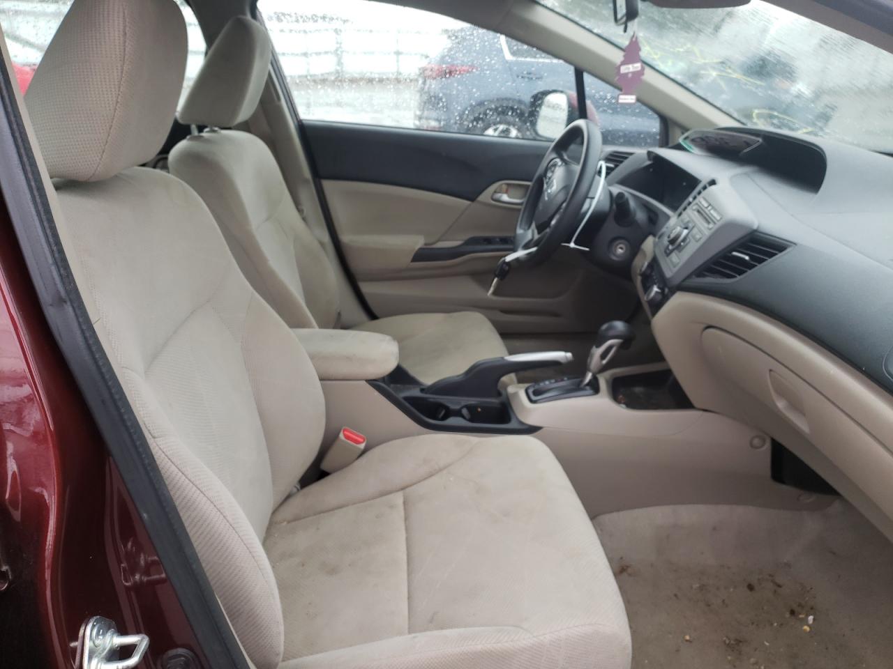 Photo 5 from auction – 2012 HONDA CIVIC LX with VIN 19XFB2F55CE078272