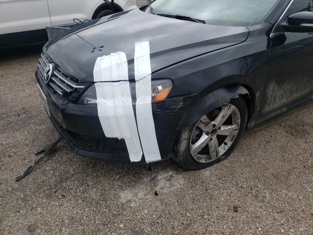 Photo 9 from auction – 2013 VOLKSWAGEN PASSAT SE with VIN 1VWBN7A36DC034666