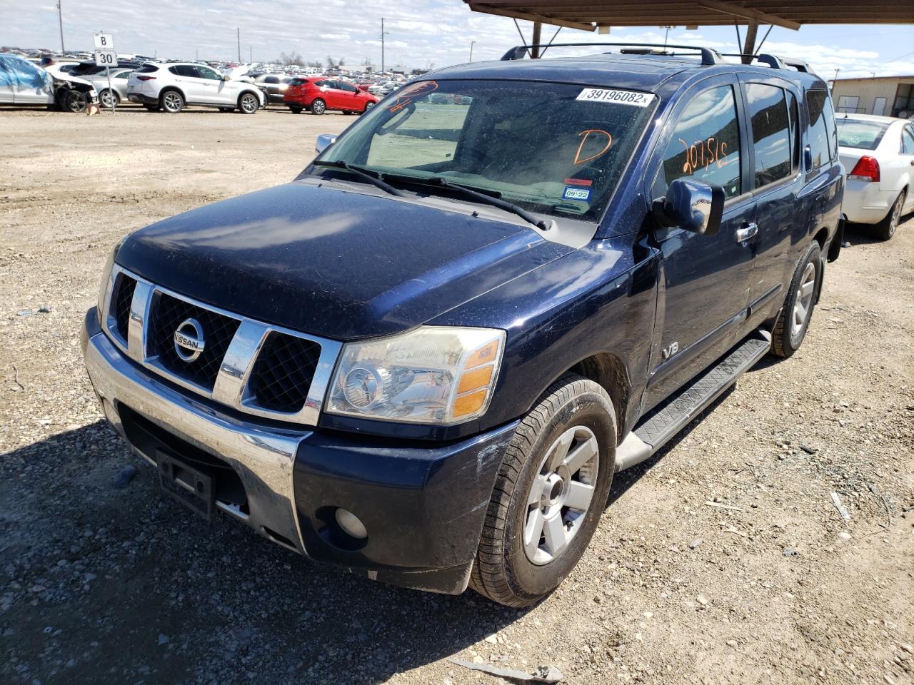 Photo 2 from auction – 2007 NISSAN ARMADA SE with VIN 5N1BA08A77N714820